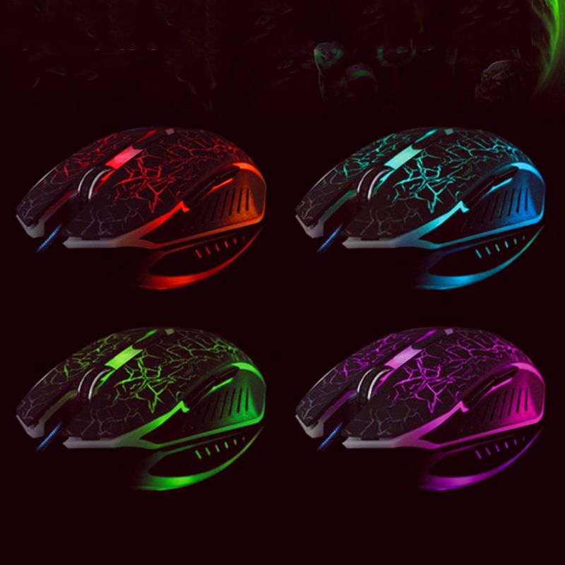 Chuột Quang Chơi Game Có Dây Tích Hợp Đèn Led Đẹp Mắt