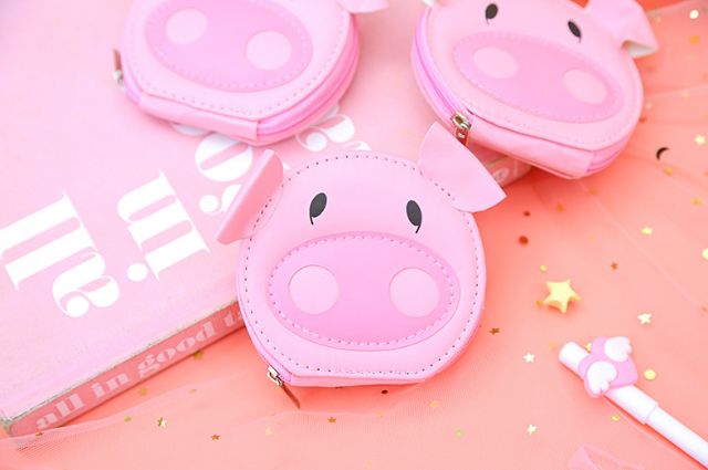 Bộ Bấm Móng Tay 7 Món HEO HỒNG Hàn Quốc