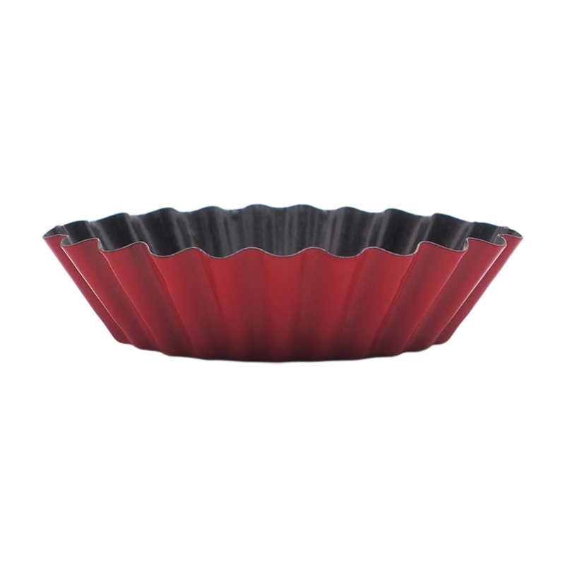 Khuôn Làm Bánh Tart Trứng Bằng Thép Carbon Không Dính Tiện Dụng Cho Nhà Bếp