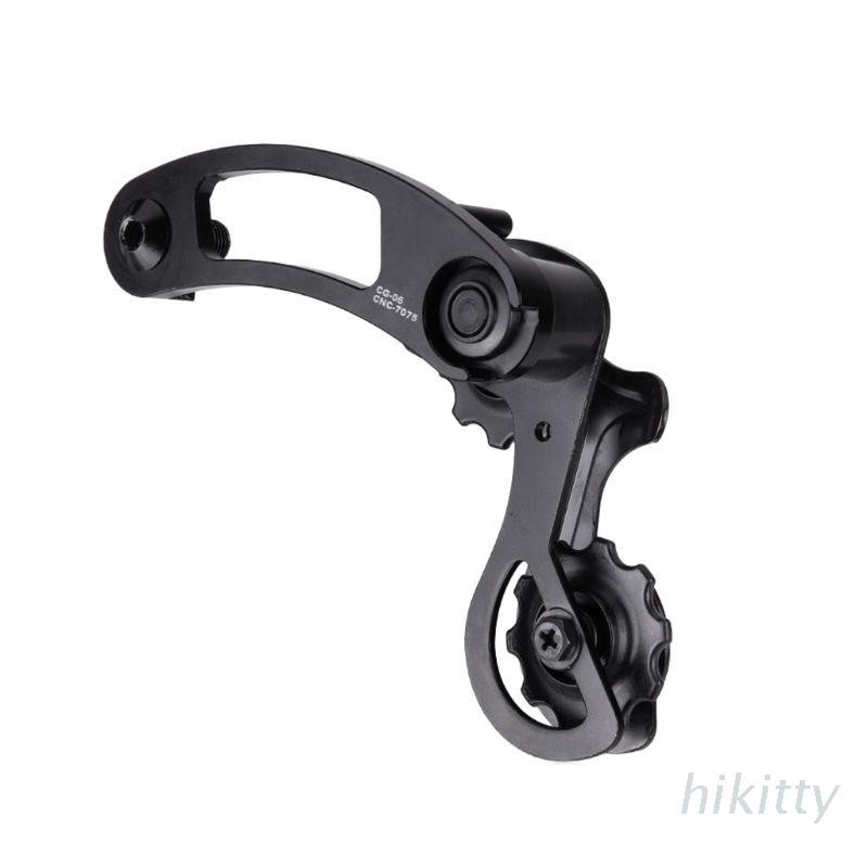 HIK Bike Aluminum Chain Tensioner Adjustable Pulley Jockey Wheel Single Speed ​​Fixed Gear Derailleur Replacement Accessories for MTB Bicycle