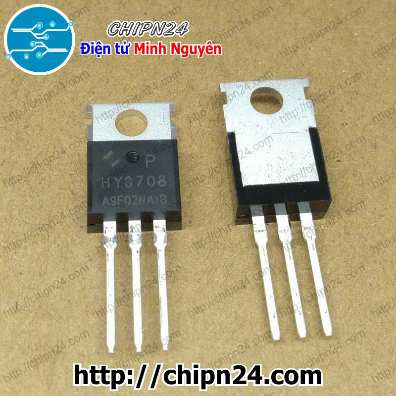 [1 CON] Mosfet HY3708 TO-220 170A 80V Kênh N (3708)