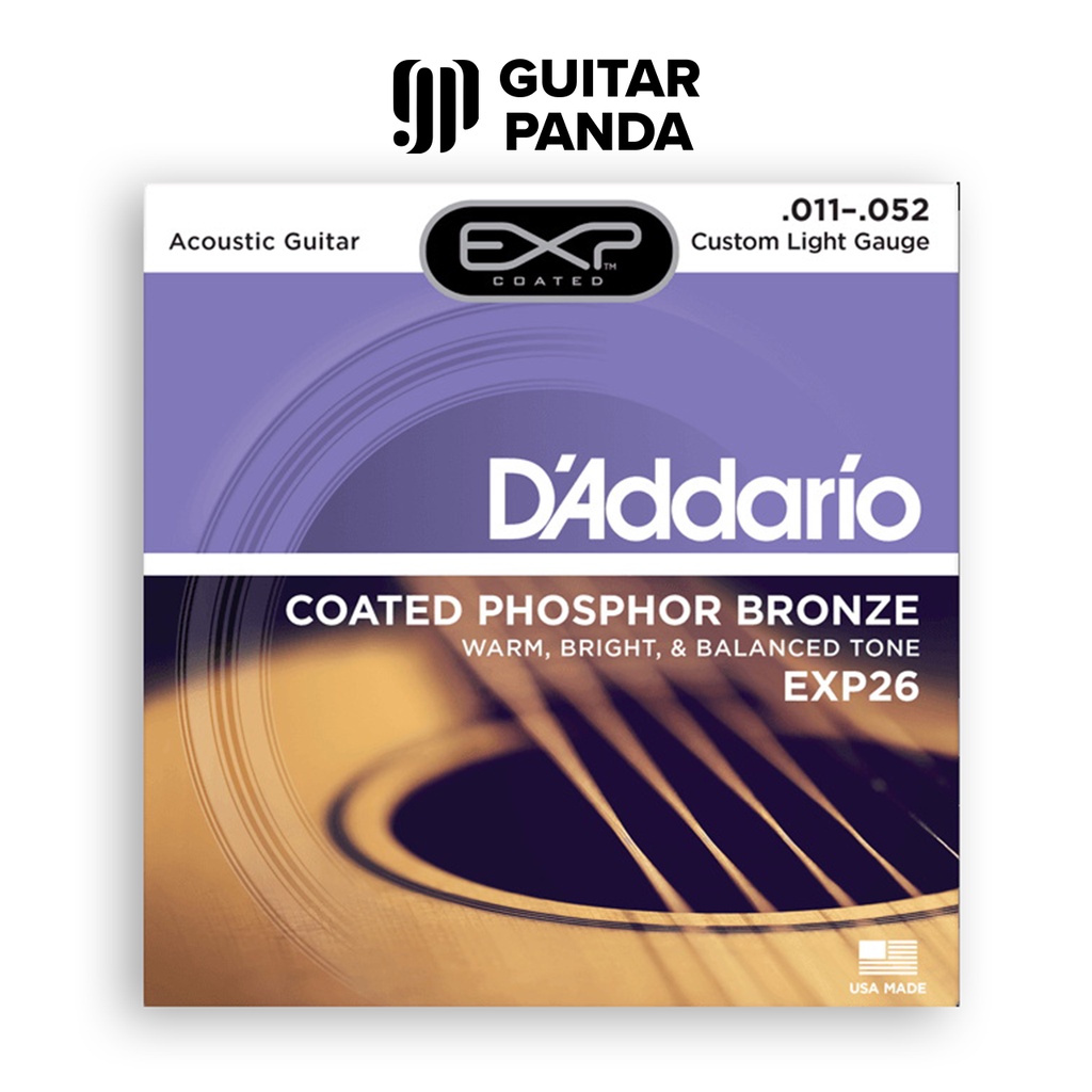 Dây Đàn Guitar Acoustic D'Addario EXP26 EJ15 EZ900 EZ910 EJ16 EJ13 EZ890 EZ920 GUITAR PANDA