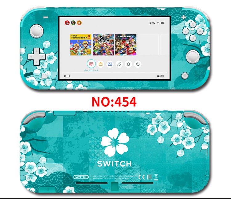 Sticker Dán Máy Chơi Game Nintendo Switch Lite Hình Anime Monster Hunter Bằng Vinyl Chất Lượng Cao