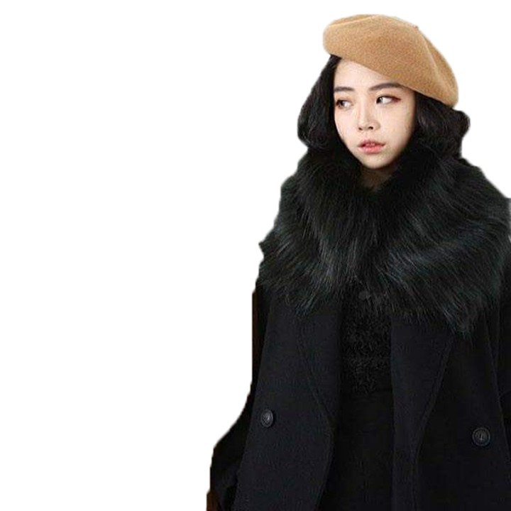 NÓN BERET LÔNG CỪU NÓN BÁNH TIÊU CÓ TÚI ZIP