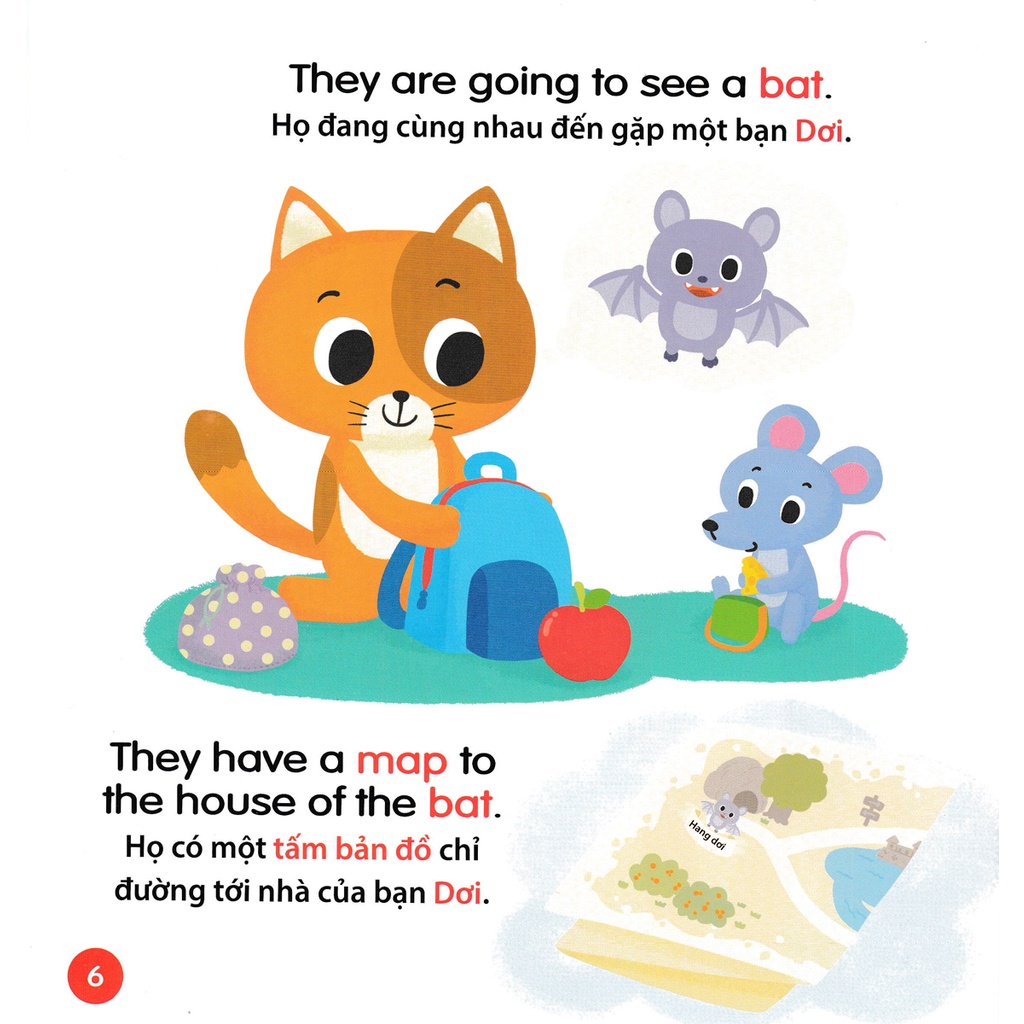 Sách Tham Khảo - Cùng Con Học Ngữ Âm Tiếng Anh Qua 3 Cấp Độ - Các Câu Chuyện Chứa Nguyên Âm Ngắn - Cấp Độ 3 - DTI