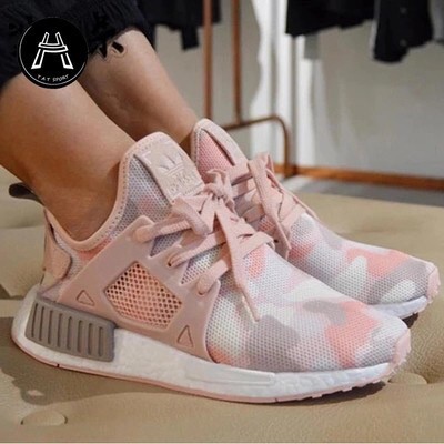 Giày Adidas Clover NMD XR1 Cherry Pink Camo dành cho nữ 【hàng sẵn sàng】