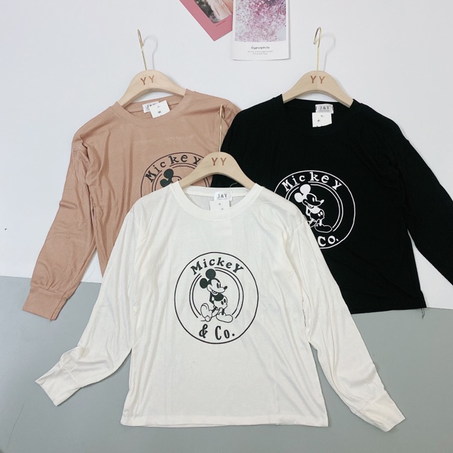ÁO DÀI TAY NỮ THUN TĂM LẠNH MICKY