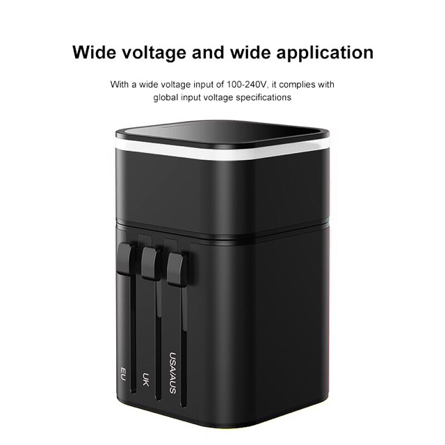 Bộ sạc nhanh du lịch đa năng Baseus Removable 2 in 1 Universal Travel Adapter PPS Quick Charger Edition