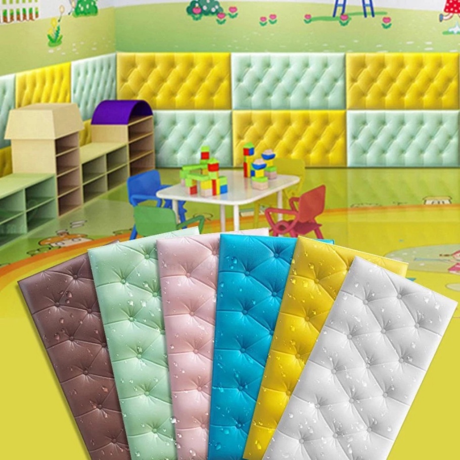 Đệm Tatami 3D Tự Dính Dày Dặn Chống Va Chạm Cho Phòng Ngủ Của Bé