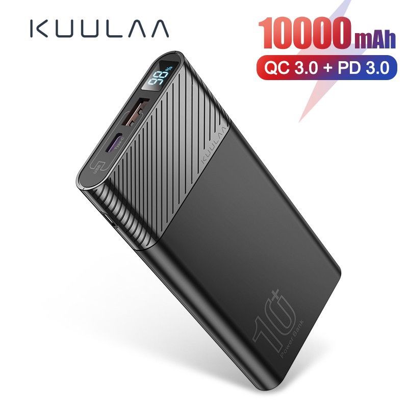 Sạc dự phòng KUULAA 10000mAh PD 18W dành cho iPhone 11 Pro Ipad Samsung Huawei iphone X Android
