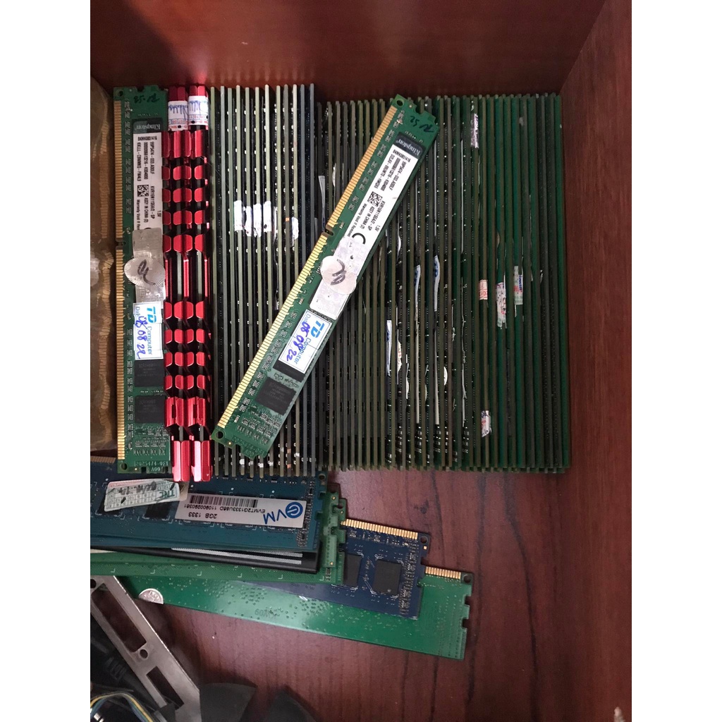 Ram máy bàn ddr3 2g tháo máy các loại có số lượng