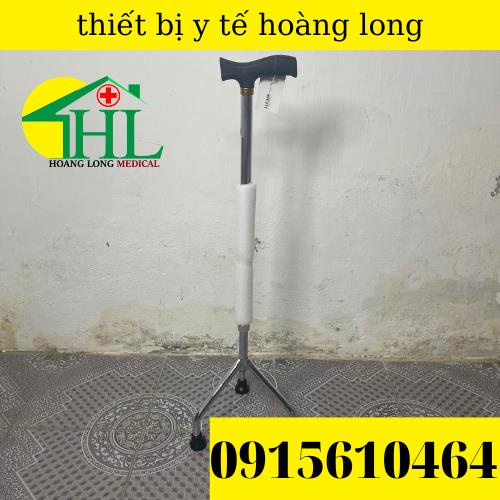 Gậy Tập Đi LUCASS 4 Chân B-932 - Gậy Chống Người Già - Nhập Khẩu Chính Hãng - Thép Mạ Crom Bạc Chắc Chắn Nhất