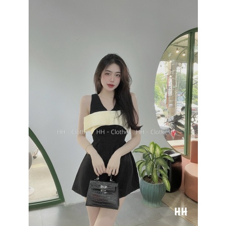 Jum Nữ 2 Dây Phối Nơ Ngực Cute Thời Trang Cho Nữ Chất Liệu Cát Hàn Co Giãn Mát Mịn Dạo Phố Sang Chảnh - Cam Clothing