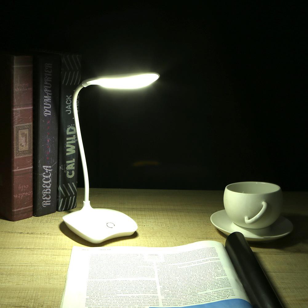 Đèn bàn đọc sách 3 chế độ LED chạm cảm ứng có kẹp tiện lợi