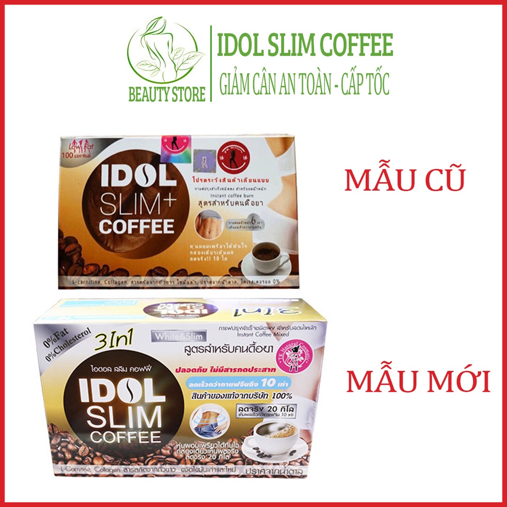 cafe giảm cân thái lan cà phê idol slim 3 in 1 giảm cân cấp tốc an toàn nhanh hiệu quả chính hãng