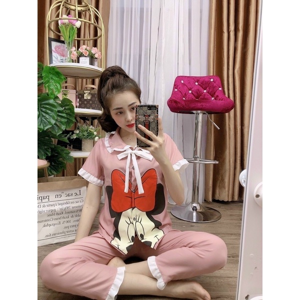 Bộ Pijama Tiểu Thư Hình Mickey