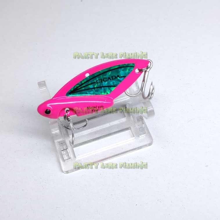 Cá sắt Cicada 12g | Mồi câu cá lóc | Bản Meta Vip nước sơn cao cấp được sơn theo công nghệ Nhật Bản