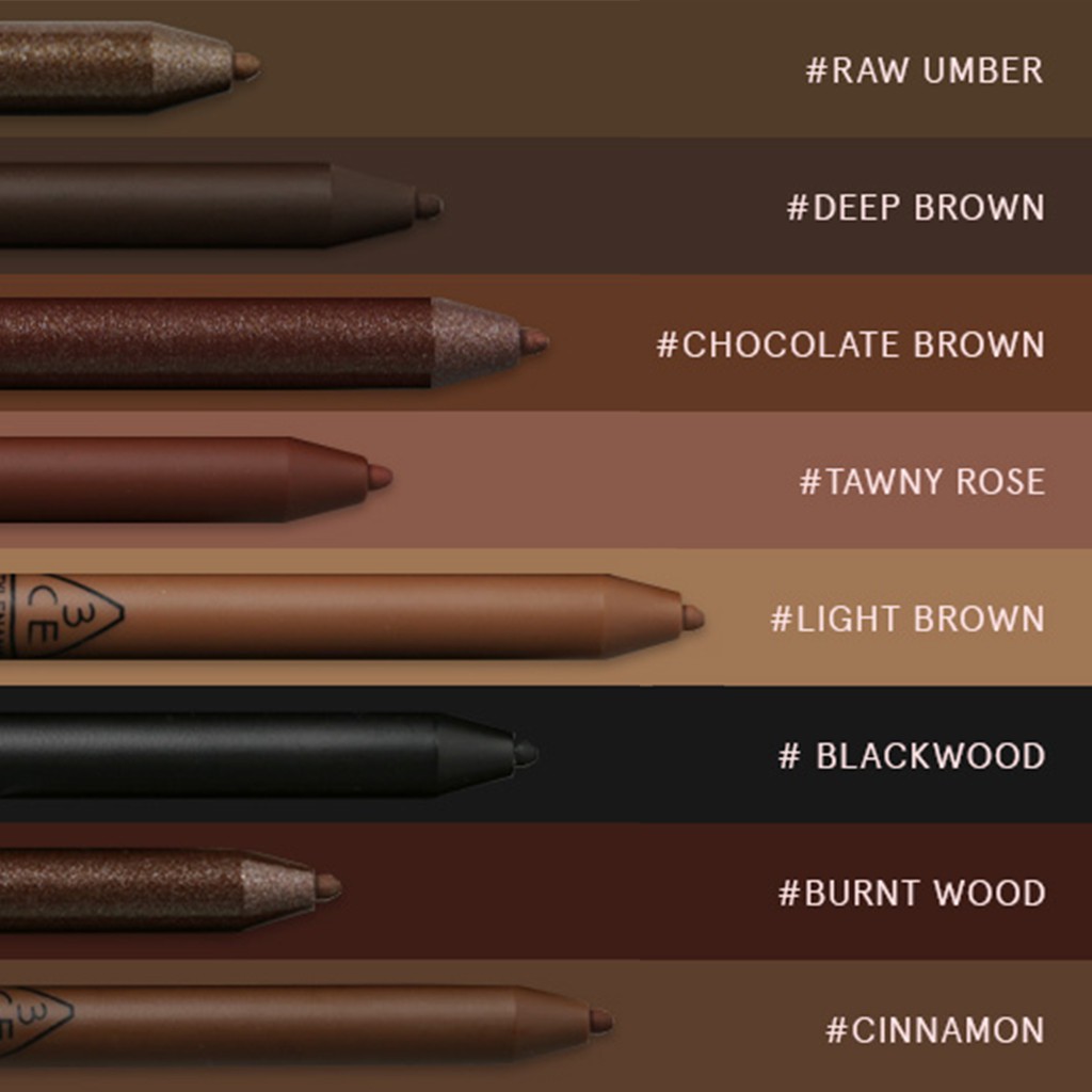 Bút Kẻ Mắt 3CE Siêu Mỏng Chống Nước 0,13g | BigBuy360 - bigbuy360.vn