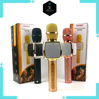 Micro Hát Karaoke kiêm loa Bluetooth SD16