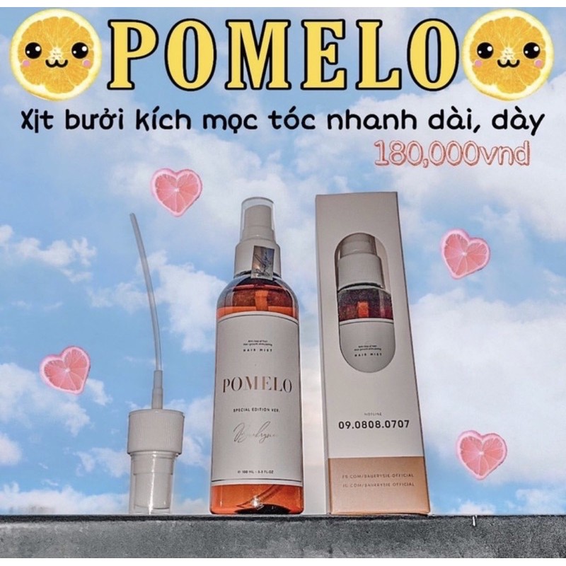 POMELO NEW 2021 - Tinh dầu Bưởi Bau Krysie 🎁 mask giấy/cột tóc + thiệp | BigBuy360 - bigbuy360.vn