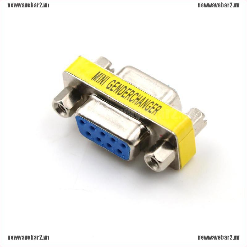 Bộ Chuyển Đổi 2 Rs-232 Db9 9-Pin Female Sang Female F / F