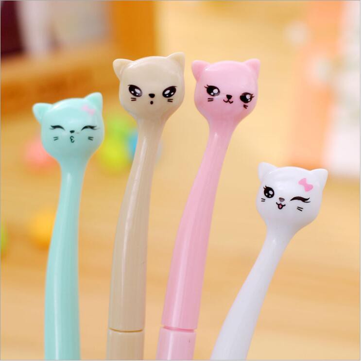 Bút nước hoạt hình đáng yêu - Bút Gel mực đen loại đẹp / Bút vô diện/ Totoro/ Cony/ Phi thuyền/ Bút MolangShop