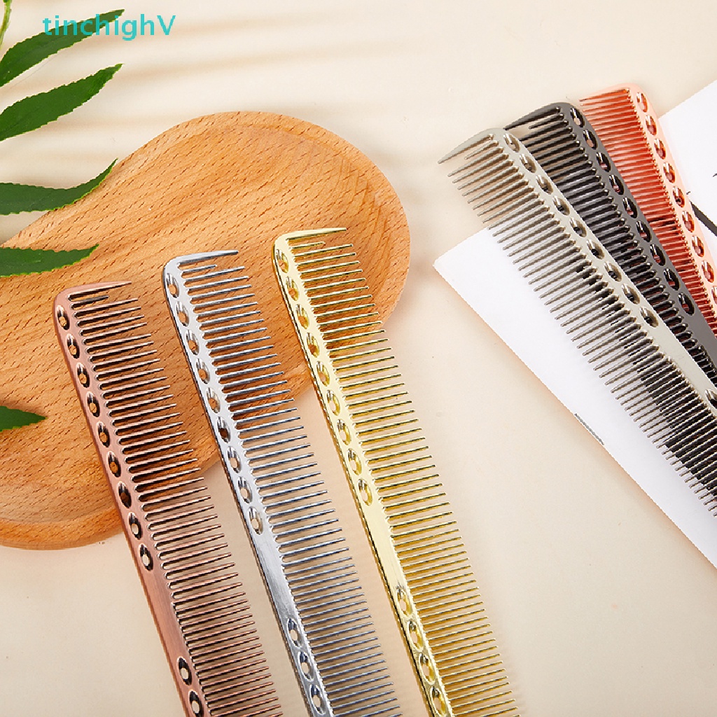 Lược Kim Loại Nhôm Tạo Kiểu Tóc Chống Tĩnh Điện 1 Cái