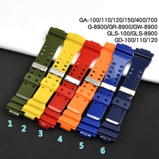 YIFILM Dây Đeo Silicon Cho Đồng Hồ Casio G-Shock GA100 / 110 / 120 / 150 / 400 / 700 GD100 / 110 / 120 GLS-100 / 8900 G8900 GR / GW-8900