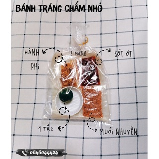 Bánh tráng chấm sốt ớt đặc biệt