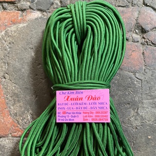 DÂY DÙ TRÒN XANH 6mm 1 Bó 1 Ký  Tầm 70 Mét