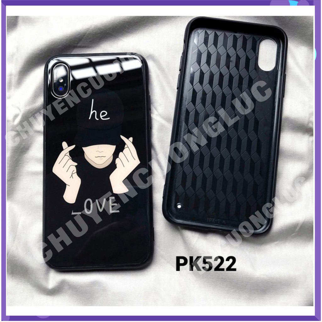 [HOT] ỐP LƯNG  in hình She &amp; He - iPhone 6/6S - 6 Plus/ 6S Plus - 7/ 8 - 7 Plus/ 8 Plus - X/ XS/ XS Max .