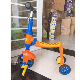 Xe Đạp 3in1 làm Xe Trượt Xe Chòi Chân HKM ABBOTT GROW