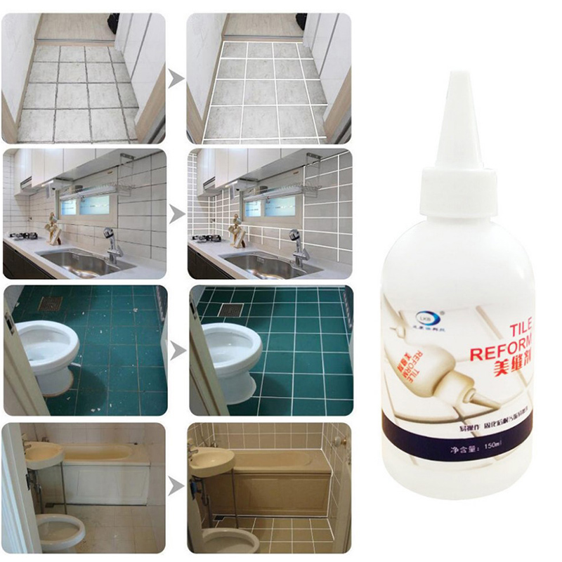 {steedsuhhno}Tile Gap Refill Agent Tiles Reform Coating Mold Cleaner Tile Sealer Repair Glue