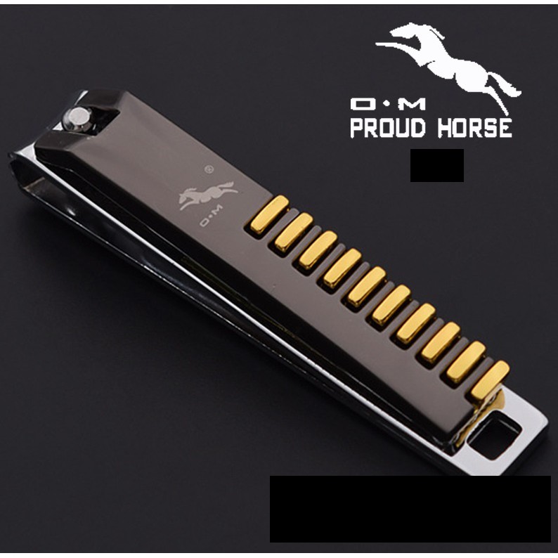 Bấm Cắt Móng Tay , Kìm Cắt Móng Tay PROUD HORSE 221-12 INOX Cao Cấp Có Lỗ Treo Móc Khóa Xe