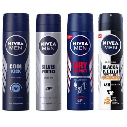 Xịt thơm toàn thân nam NIVEA Men Anti-Perspirant 150ml / Sịt khử mùi nam