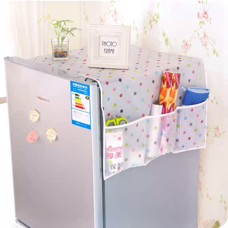 [NGẪU NHIÊN] Tấm Phủ Tủ Lạnh Đa Năng Chống Thấm Bền Đẹp Trang Trí Nhà Có Ngăn Để Đồ 1167 Shop Kho Tổng Vp88