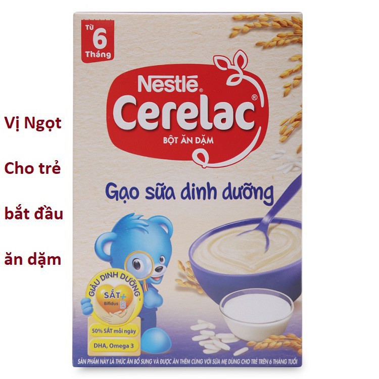 Bột ăn dặm Cerelac Nestle đủ vị [200g]