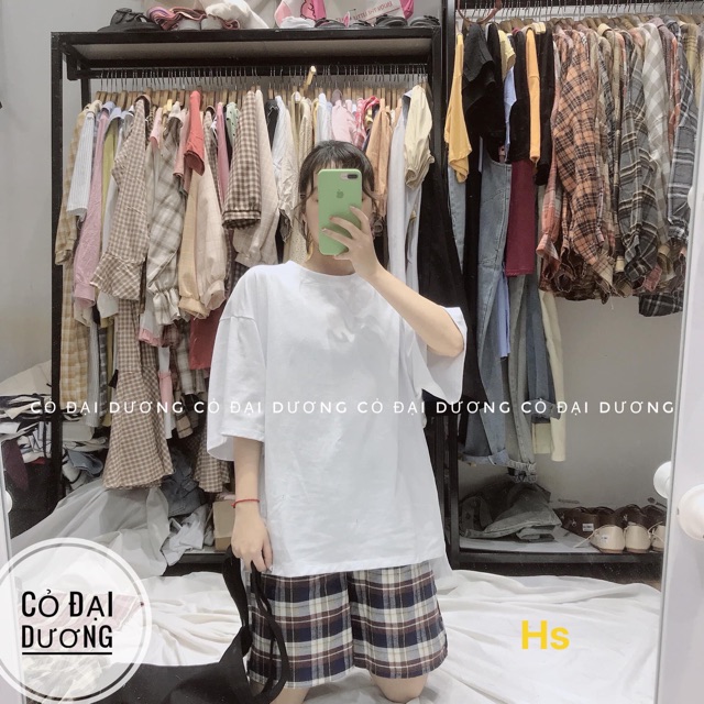 Quần sooc kẻ cảo nhiều màu