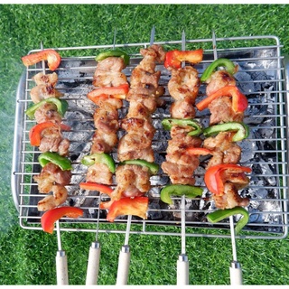 Vỉ bếp nướng than hoa, vỉ bếp nướng BBQ bằng inox GXS