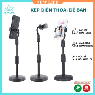 Giá đỡ điện thoại đa năng cao cấp để bàn, kẹp điện thoại livestream quay video, xem phim tiện dụng