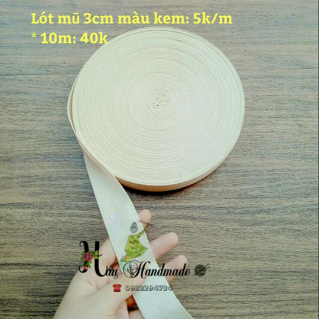 Lót mũ 3cm