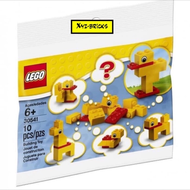 1 Mô Hình Đồ Chơi Lắp Ráp Lego 30541 - Classic Build A Duck (max Mua 1 Cái)