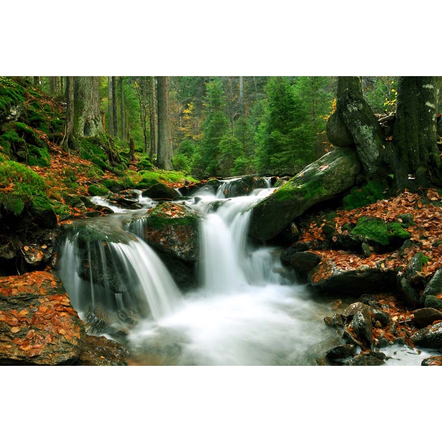 Tranh thác nước thiên nhiên khổ lớn, không giới hạn kích thước in