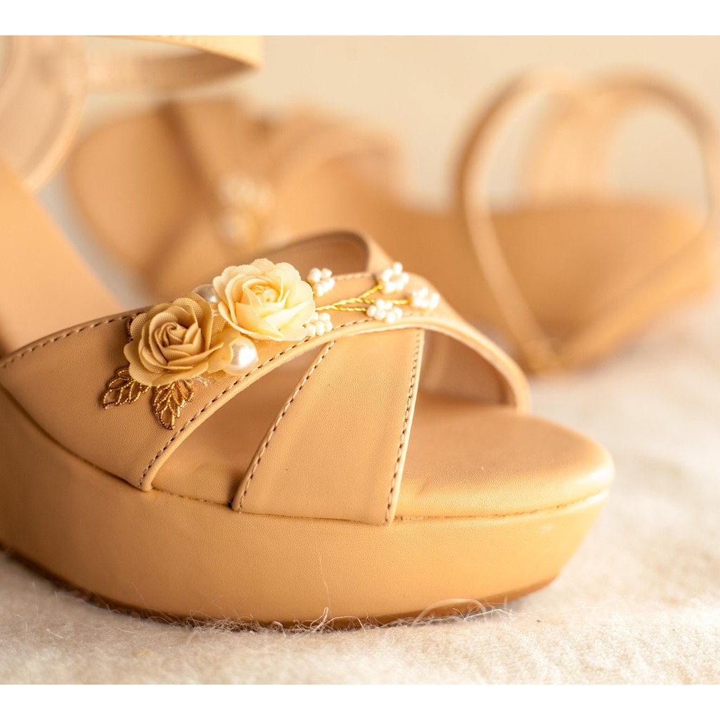 GIÀY CƯỚI - GIÀY CÔ DÂU W06 2HOA BABY - WEDDING SHOES