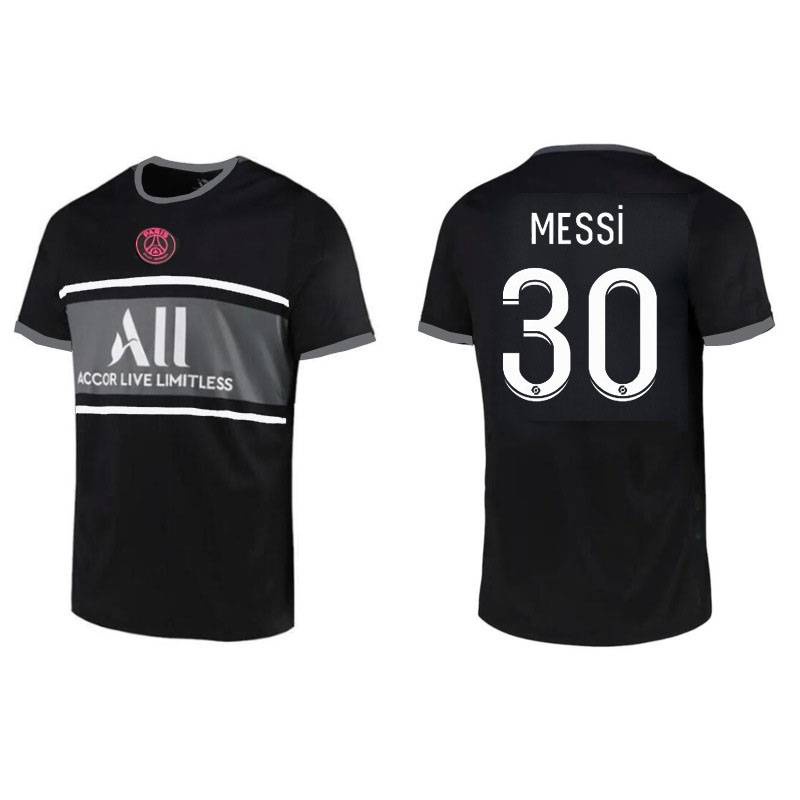 Áo thun bóng đá Messi Neymar Mbappe 2022 PSG Paris Saint-Germain