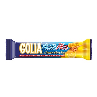 Kẹo nhân mật ong hương chanh Golia Activ Plus thỏi 29,5g