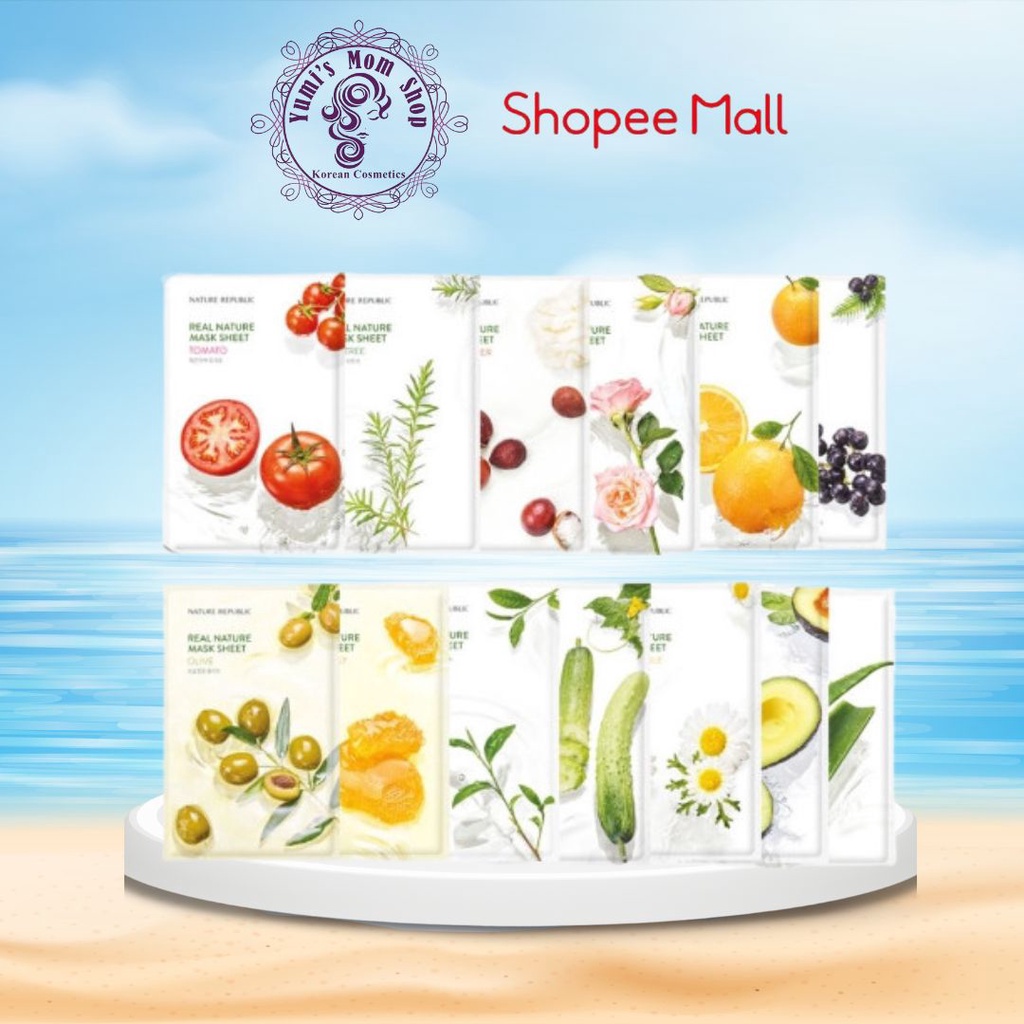 Mặt Nạ Nature Republic Real Nature Mask Sheet 23g