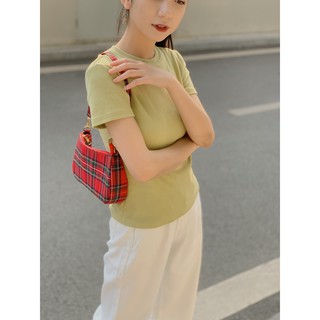 áo thun tăm ngắn tay basic form dài 41901 AP481 1994closet