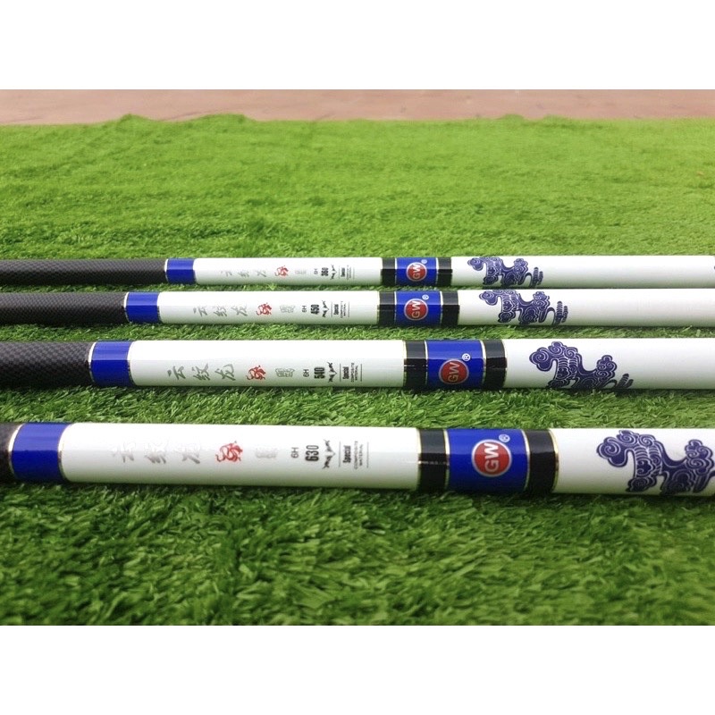 cần câu tay GW vân long 6H nhấc tĩnh cá 2kg y hình đủ sai 3m6 đến 6m3 vip bdshad8