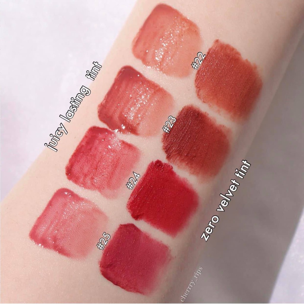 Son Kem Lì Cho Đôi Môi Nhẹ Như Không Romand Zero Velvet Tint